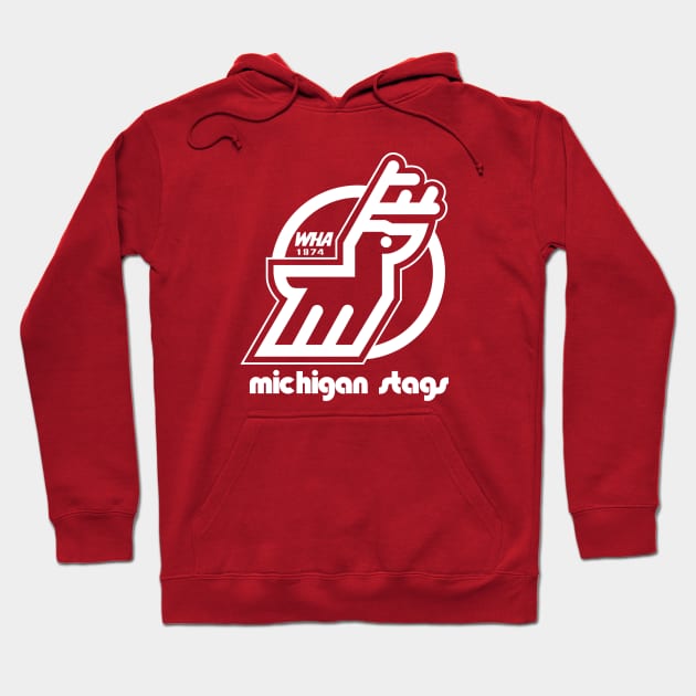 DEFUNCT - Michigan Stags Hockey Hoodie by LocalZonly